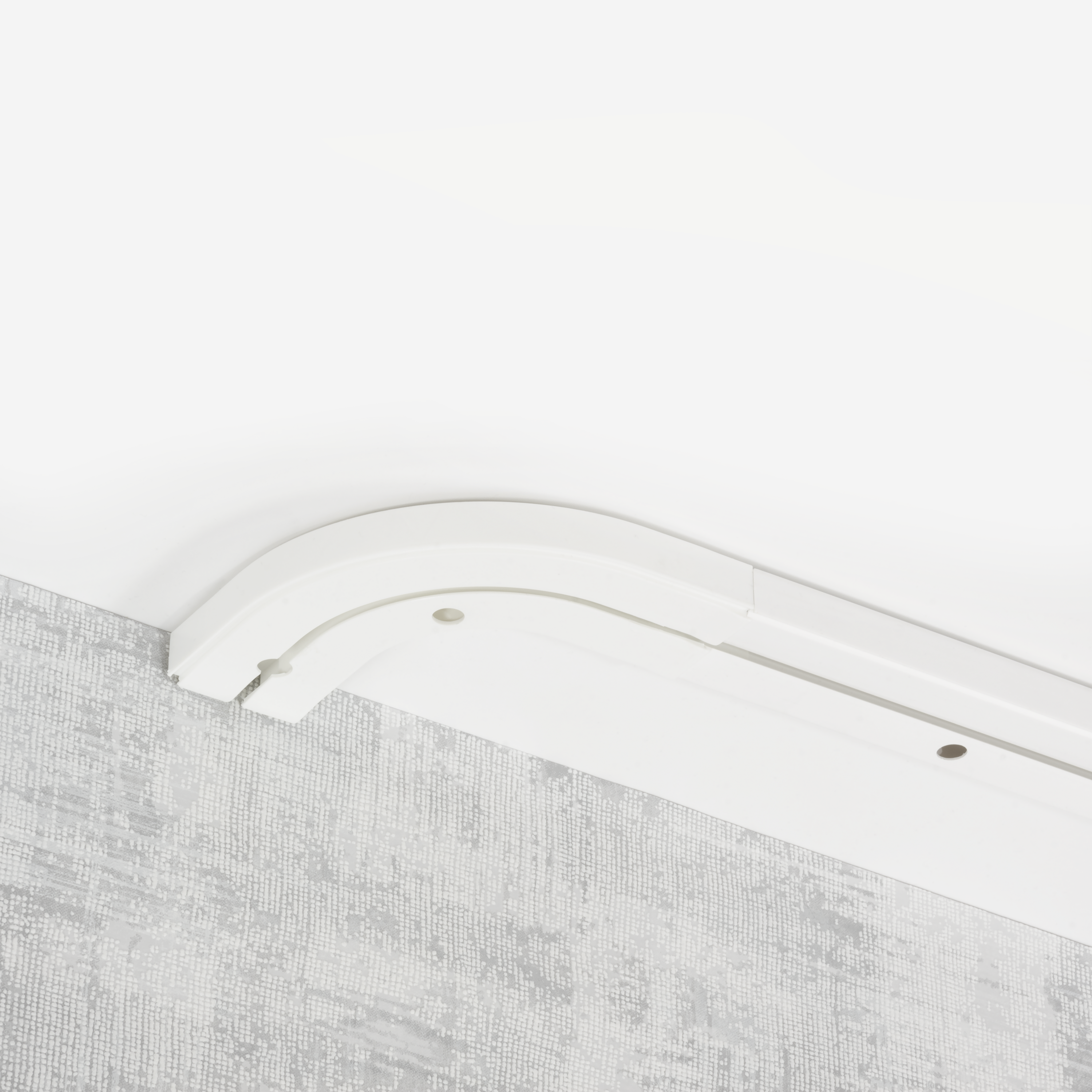 Łuk zewnętrzny zakończeniowy 2 szt. do szyny sufitowej Yaros 1-torowej 15 cm Inspire - 2