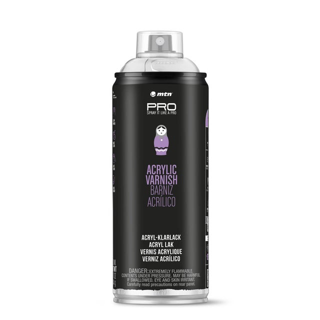 SPRAY VERNIZ AQUOSO BRILHANTE MONTANA 400ML
