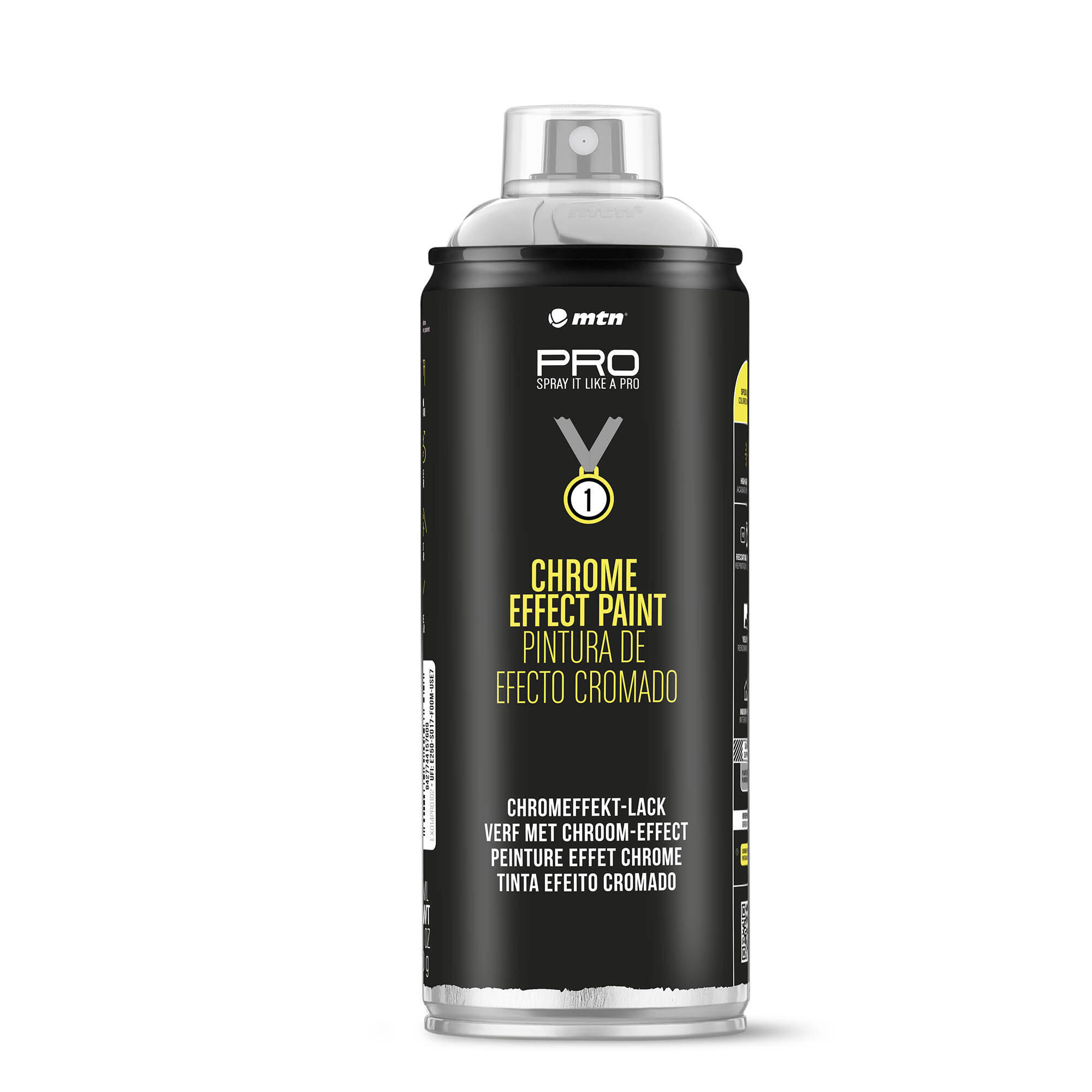 Spray montana pro 400 ml plata cromada