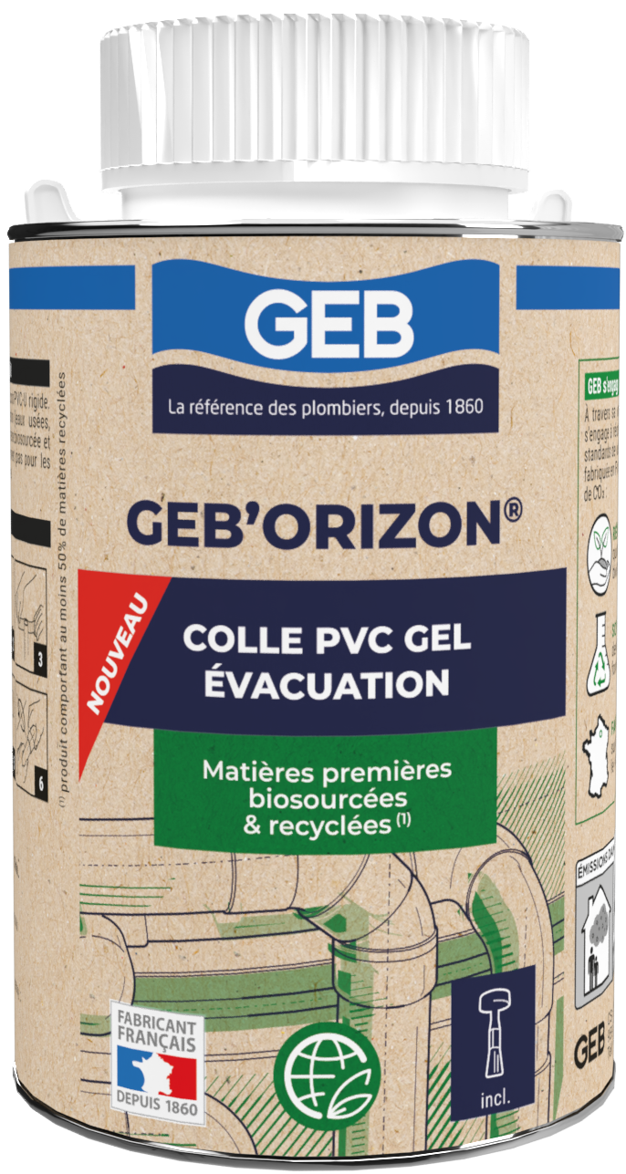 Colle d'assemblage gel GEB 504900 transparent, 250ml, 250g | Leroy Merlin