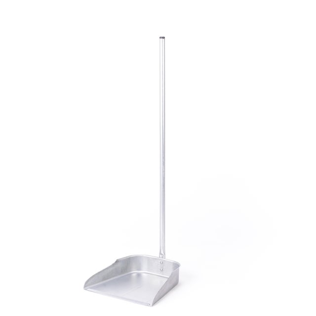 PÁ DO LIXO USO PROFISSIONAL 240X220MM METALIZADA COM CABO