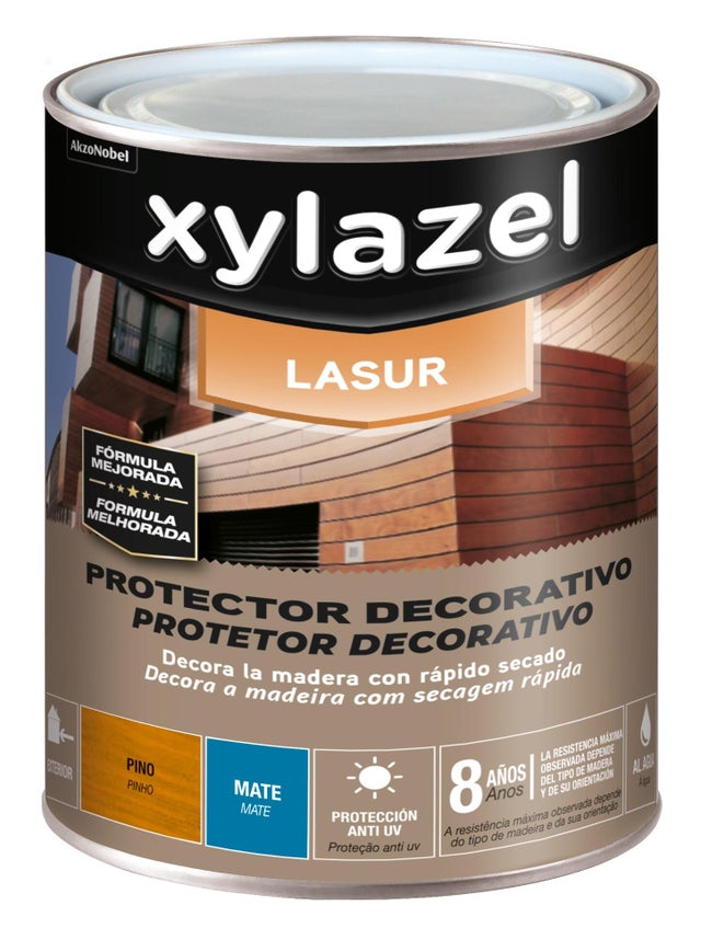 LASUR EXTERIOR AQUOSO MATE XYLAZEL 750ML PINHO