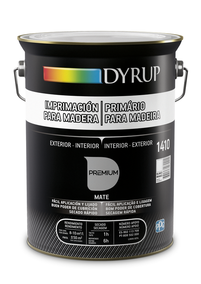 PRIMÁRIO PARA MADEIRA BASE SOLVENTE INTERIOR EXTERIOR DYRUP 5L