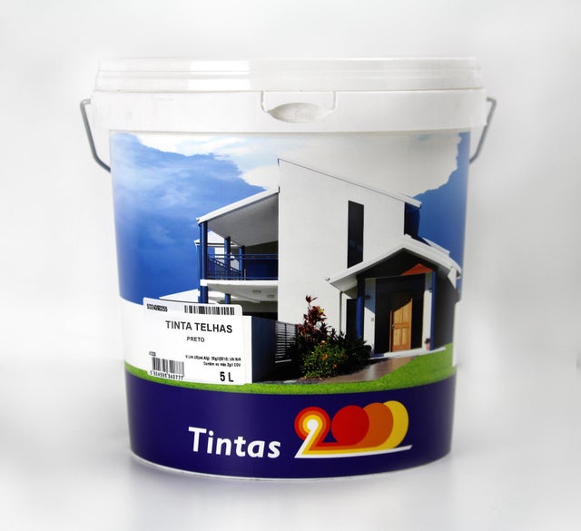TINTA PARA TELHAS MATE TINTAS 2000 5L PRETO