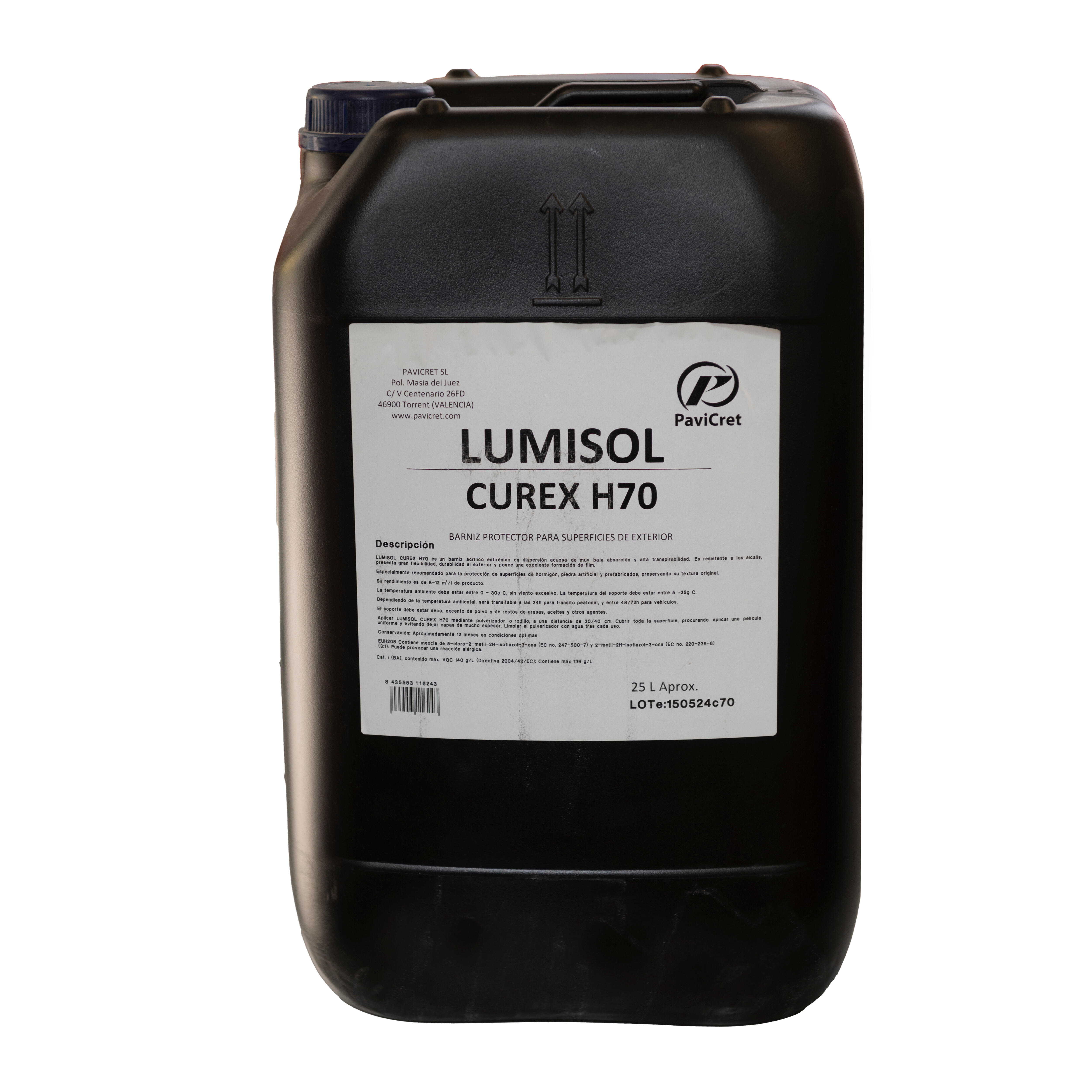 SELLADOR PARA HORMIGÓN IMPRESO LUMISOL CUREX H70 25 L - 2