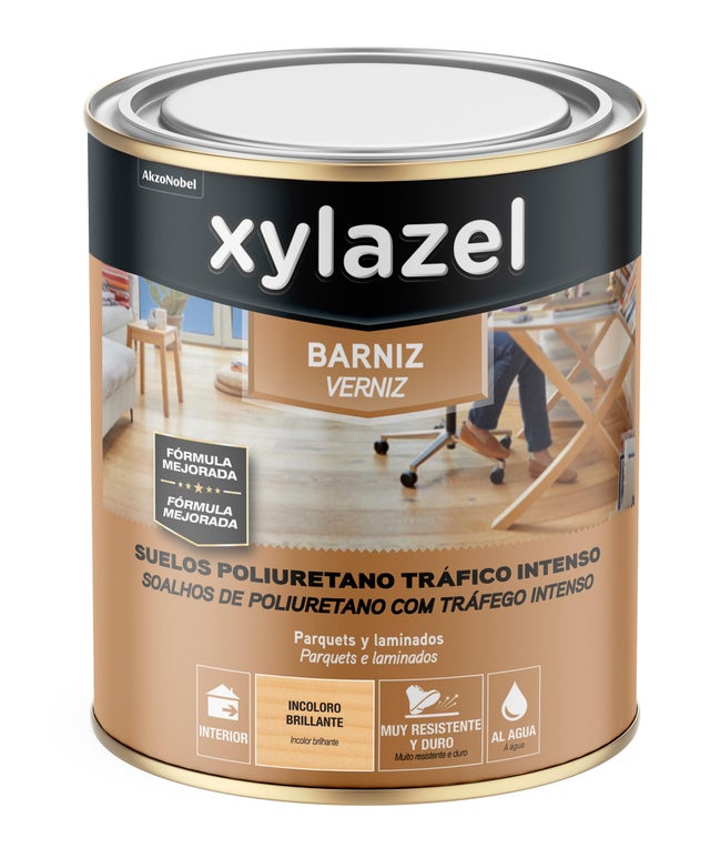 BARNIZ ACRILICO BRILLO TARIMA POLIUTERANO 4L INCOLORO