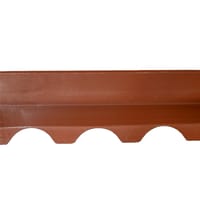 FALDON TRASERO TROQUELADO PANEL IMITACIÓN TEJA ROJO 3 M - 2