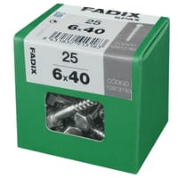 TORNILLOS PARA MADERA INOXIDABLES A2 6X40MM. 25UDS - 2