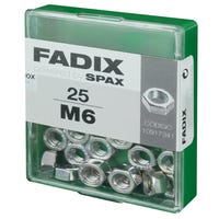 TUERCA HEXAGONAL DIN 934 ACERO INOXIDABLE A2 M6. 25 UDS. - 1