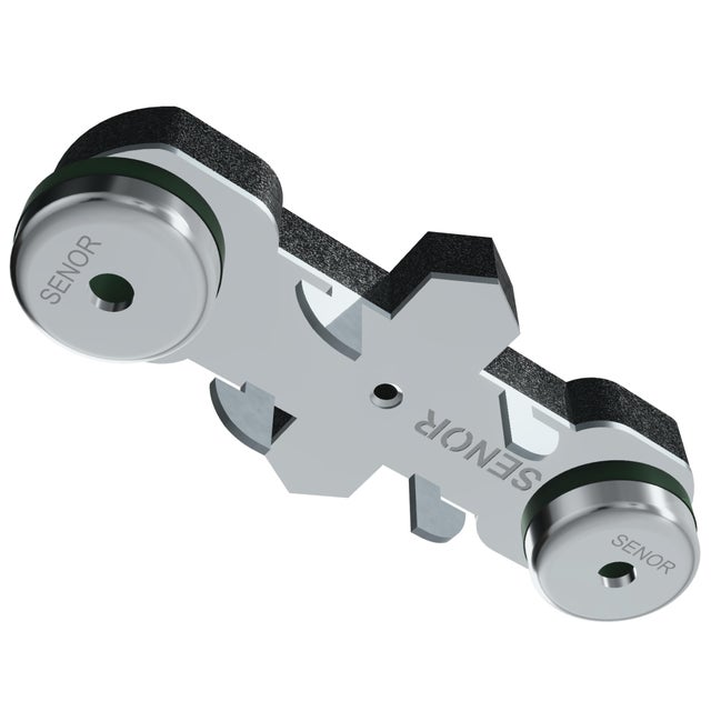 SOPORTE AMORTIGUADOR CON GOMA PARA PERFIL TC47 3-25 KG 6 UD