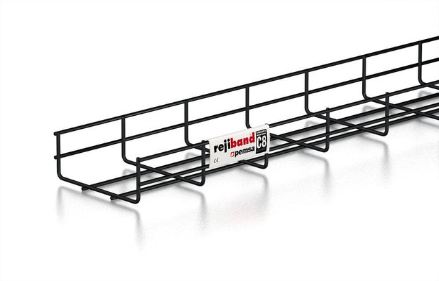 BANDEJA REJILLA REJIBAND 60x150MM BLACK C8 PEMSA
