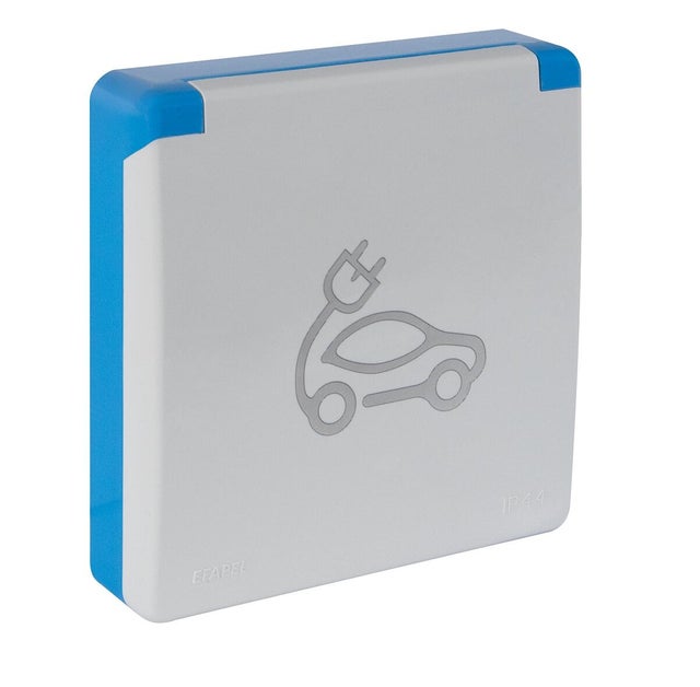 TOMA MONOFÁSICA PARA CARGA DE VEHÍCULO ELÉCTRICO DE EMPOTRAR