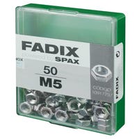 TUERCA HEXAGONAL DIN 934 ACERO INOXIDABLE A2 M5. 50 UDS. - 1