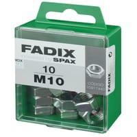 TUERCA HEXAGONAL DIN 934 ACERO INOXIDABLE A2 M10. 10 UDS. - 1