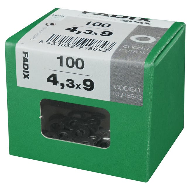 M1.6 M2 M2.5 M3 M4 M5 M6 M8 M10 Arandelas Planas Planas De Acero Inoxidable 304 DIN 125-M2.5,100