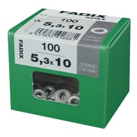 ARANDELA PLANA DIN 125 M5. INOX. 100 UDS - 2