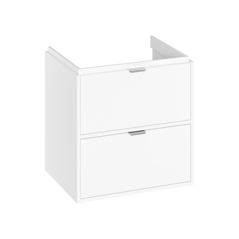 Szafka pod umywalkę wisząca Atrato 59.4x44.8x60.5 cm biała Cersanit