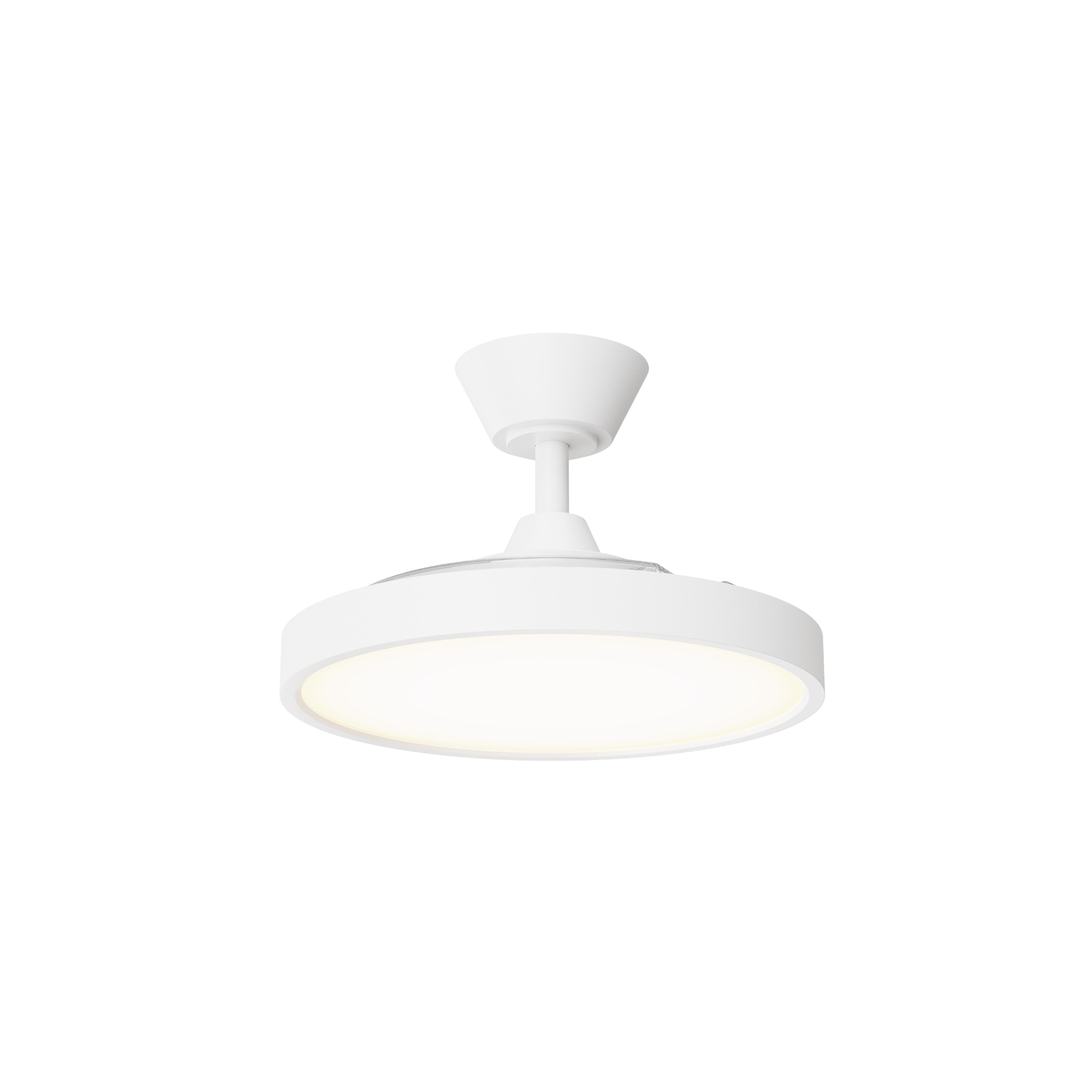 VENTILADOR DE TECHO RETRACTIL Ø88CM 17W CON LUZ - 2