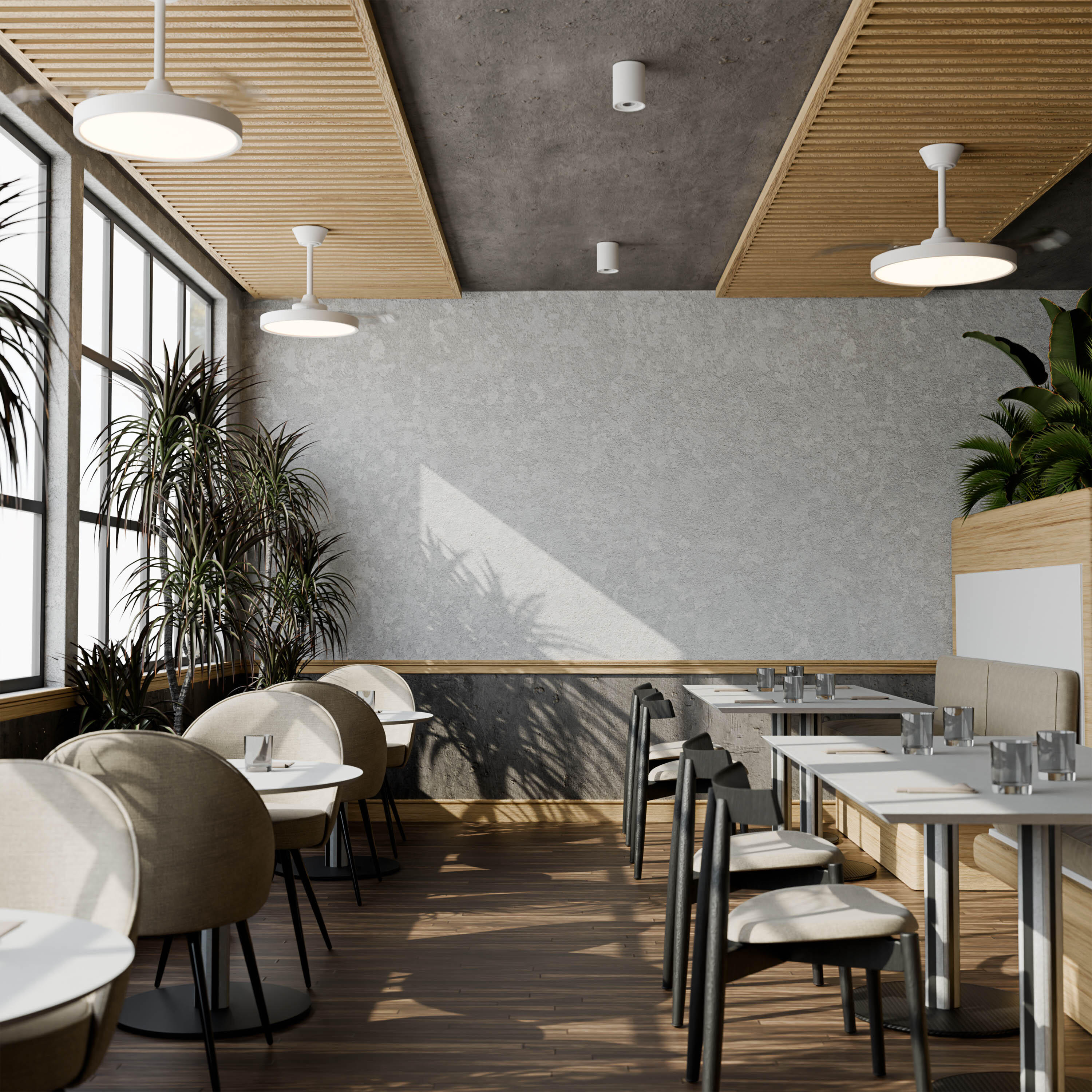 VENTILADOR DE TECHO RETRACTIL Ø88CM 17W CON LUZ - 5