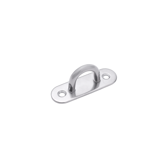 Platine à oeil inox A2 Diam.8 / l.80 x l.26 mm, STANDERS