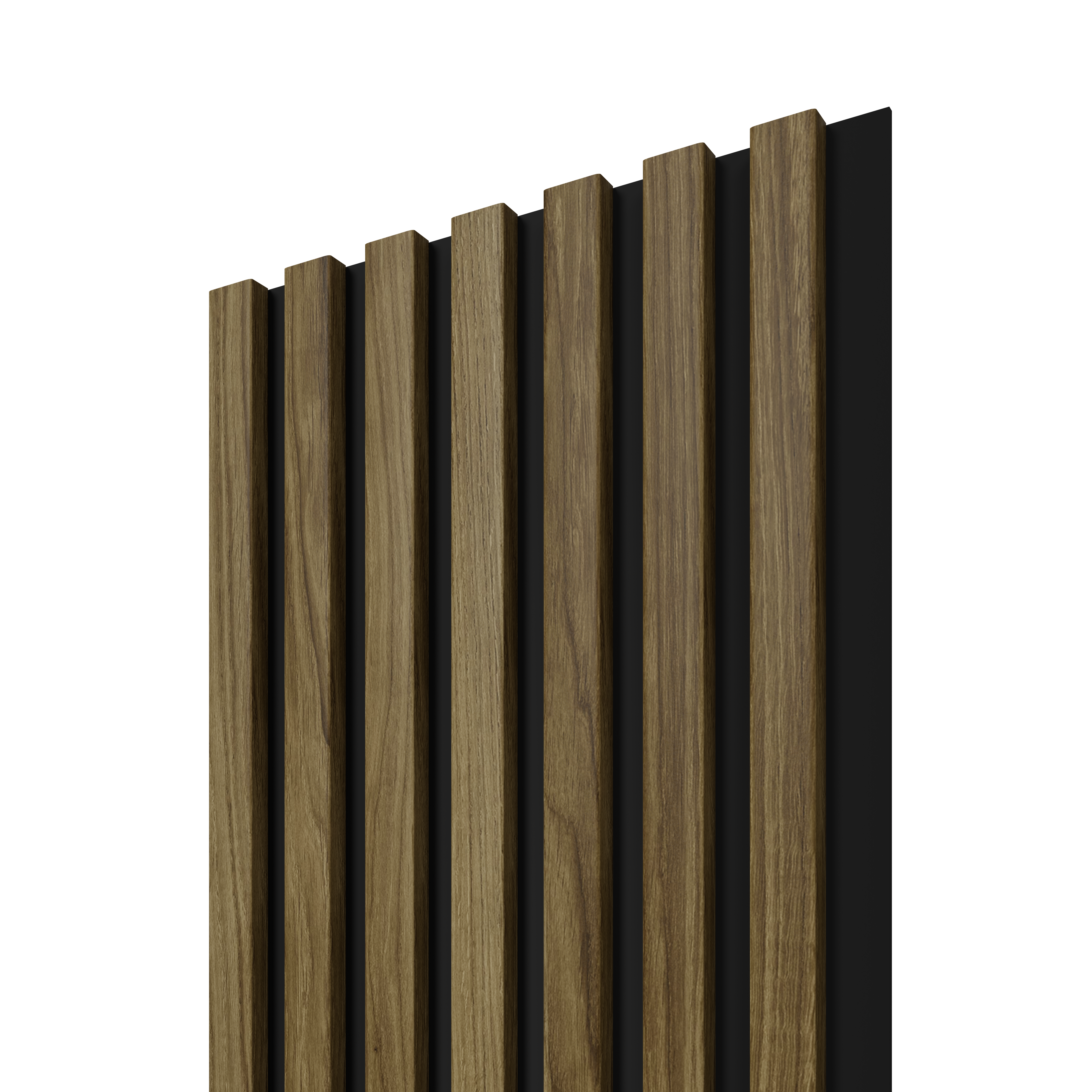Panele ścienne 3D Lamel na czarnym HDF 265x30 cm Catania 7 lameli - 2