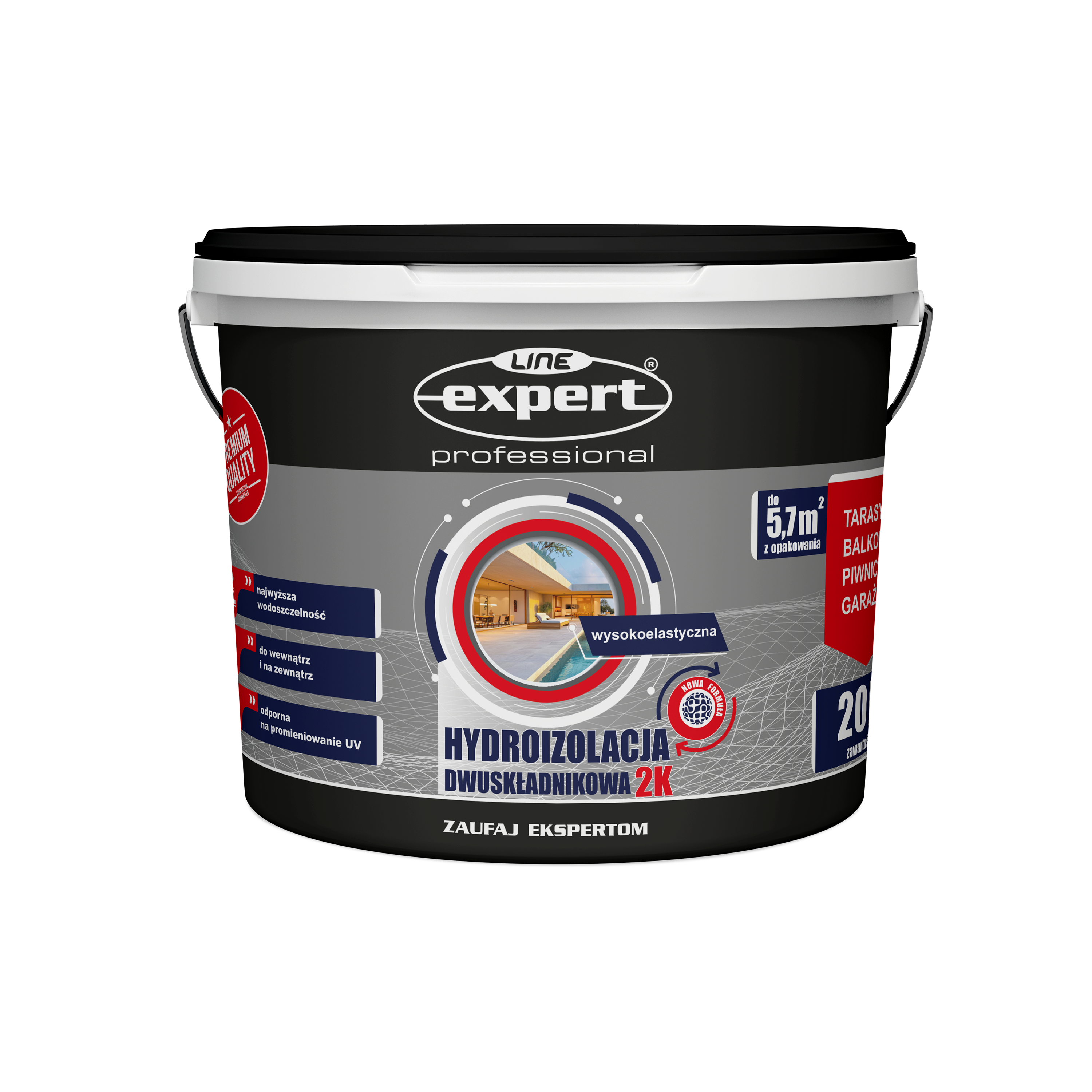Hydroizolacja dwuskładnikowa Expert Line 20 kg