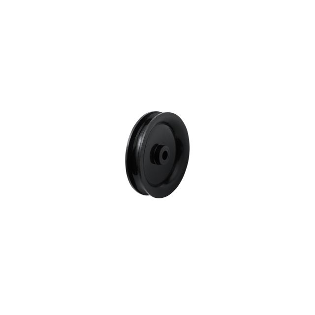 Lot De 4 Poulies En Plastique 150 Mm Diamètre - Roues Avec Trou De Montage 8 Mm
