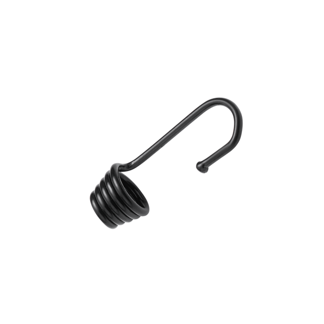 Lot de 2 crochets sandow acier plastifié, STANDERS, Diam.4mm