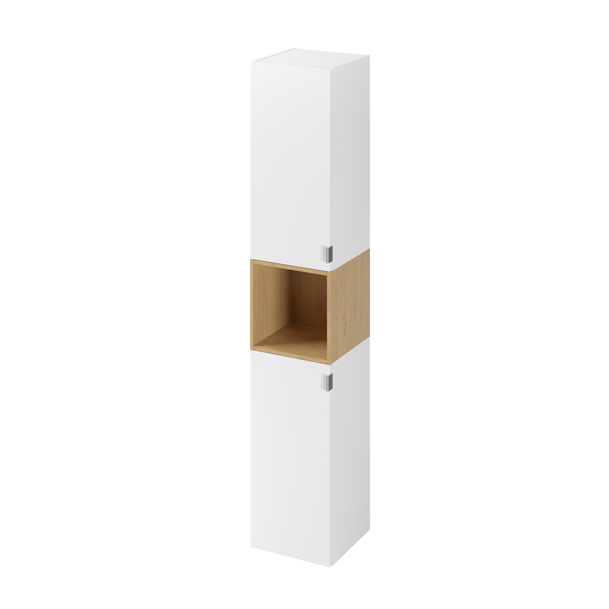 Columna de baño modern marrón 30x161.6x30 cm