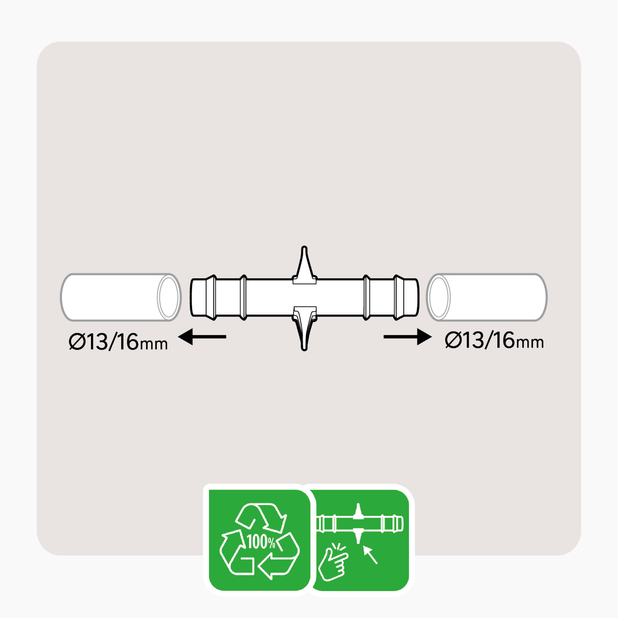 Estaca para tubo 4-6 mm 25 unidades Geolia - 5