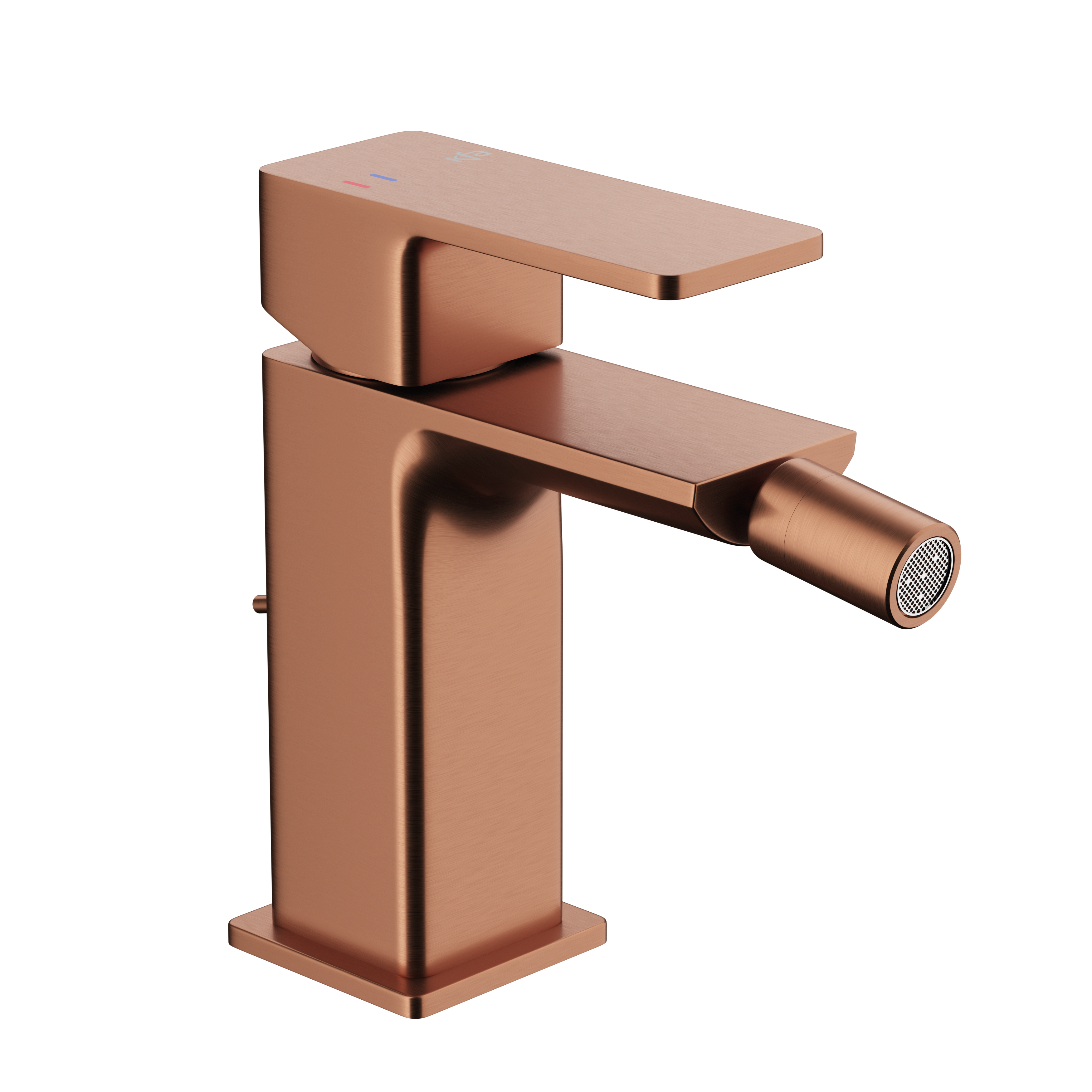 Bateria bidetowa miedziana Dust z korkiem KFA Armatura