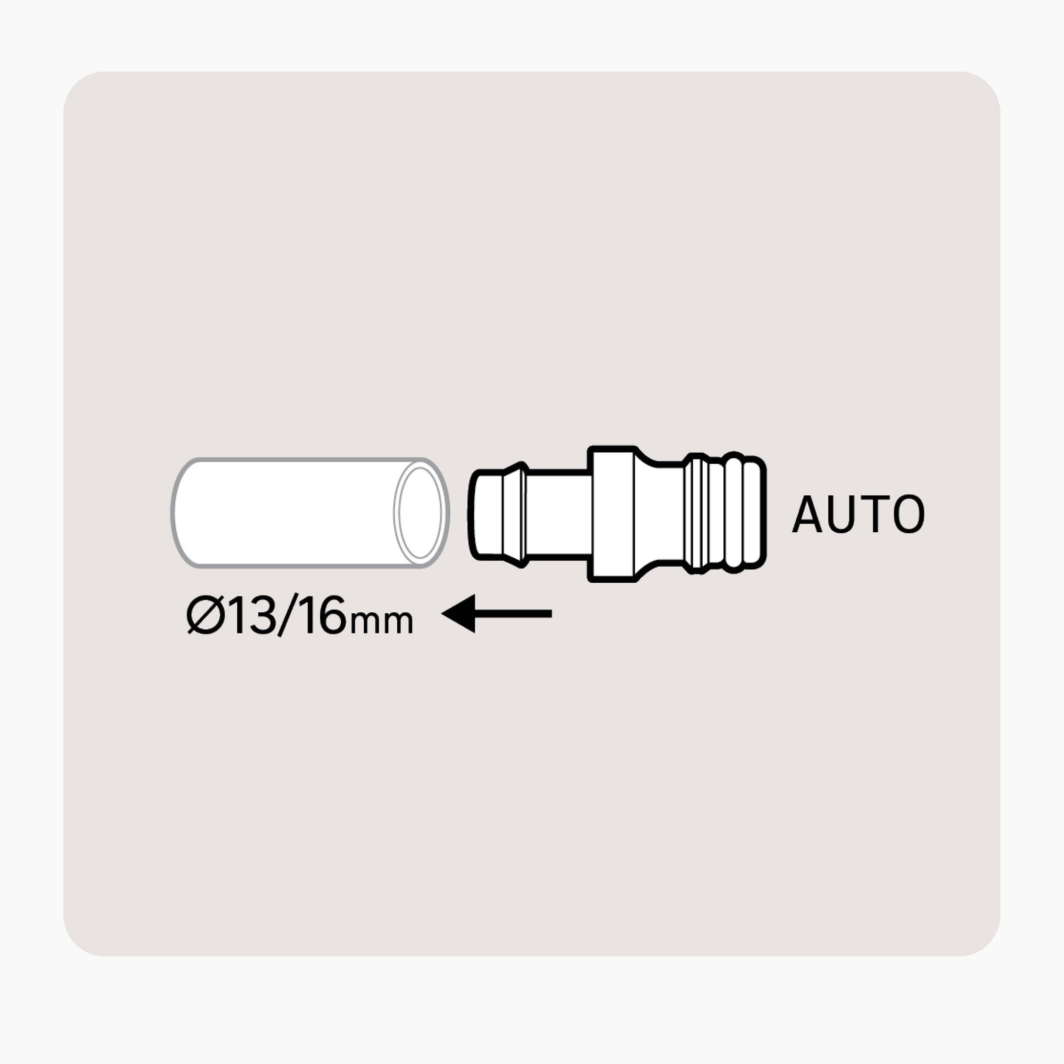 Raccordo dritto per irrigazione GEOLIA GEOLIA in abs adatto a tubi di ⌀ 16 mm, 2 pezzi - 4
