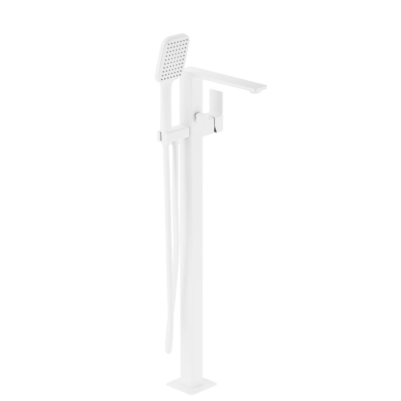 Bateria wannowa wolnostojąca biała Dust KFA Armatura