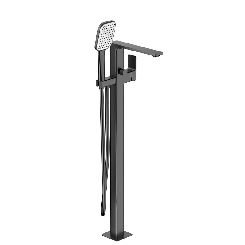 Bateria wannowa wolnostojąca gun metal Dust KFA Armatura