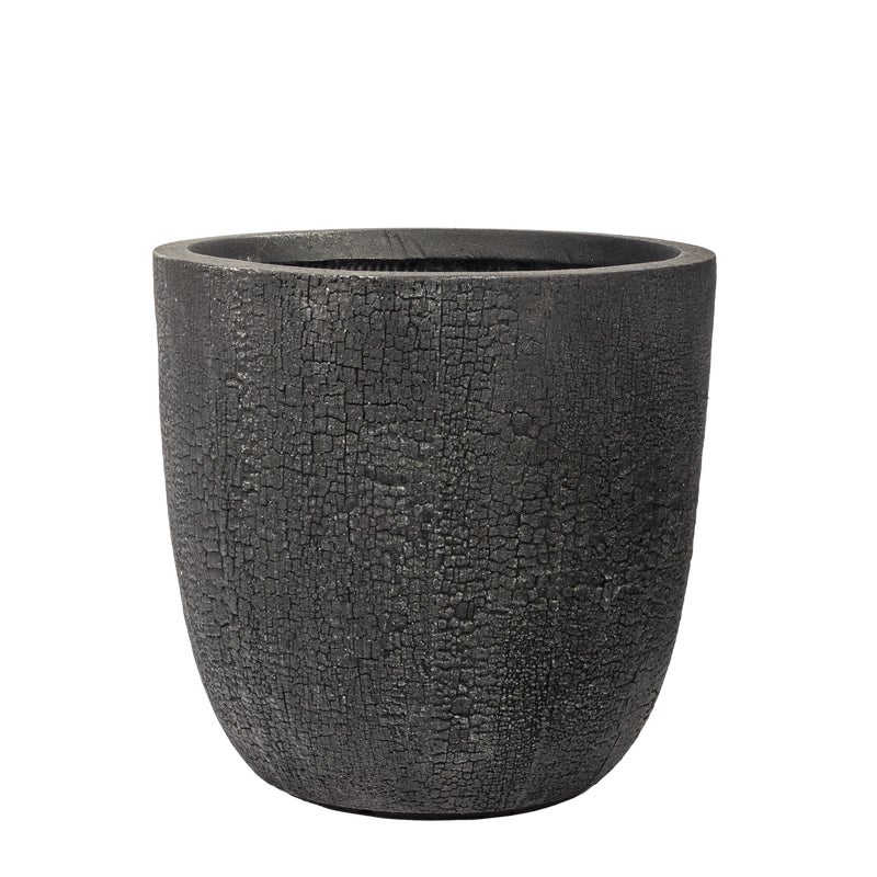 Donica cementowa Preto 35cm czarna Esti&Esta