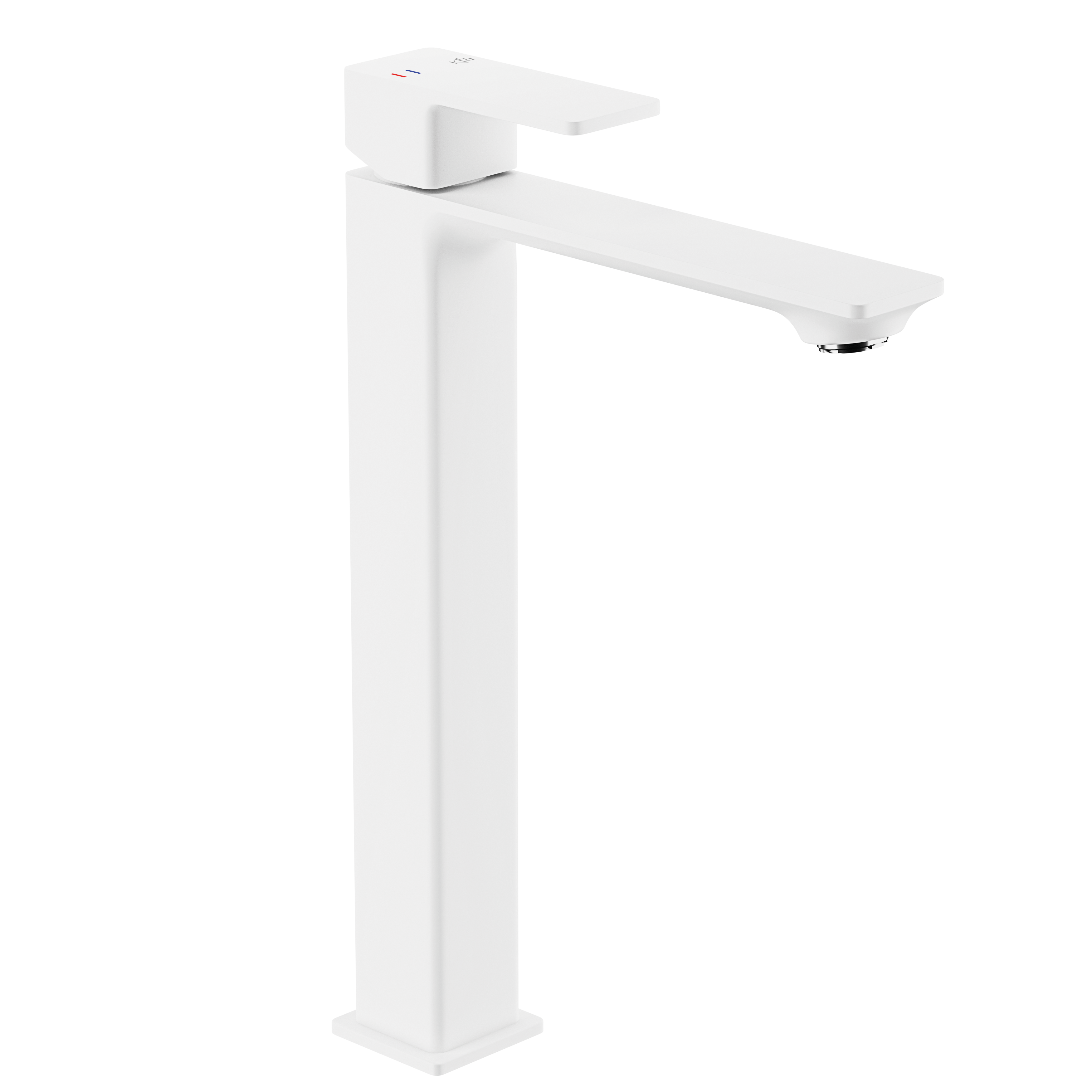 Bateria umywalkowa wysoka biała Dust 30.6 cm KFA Armatura