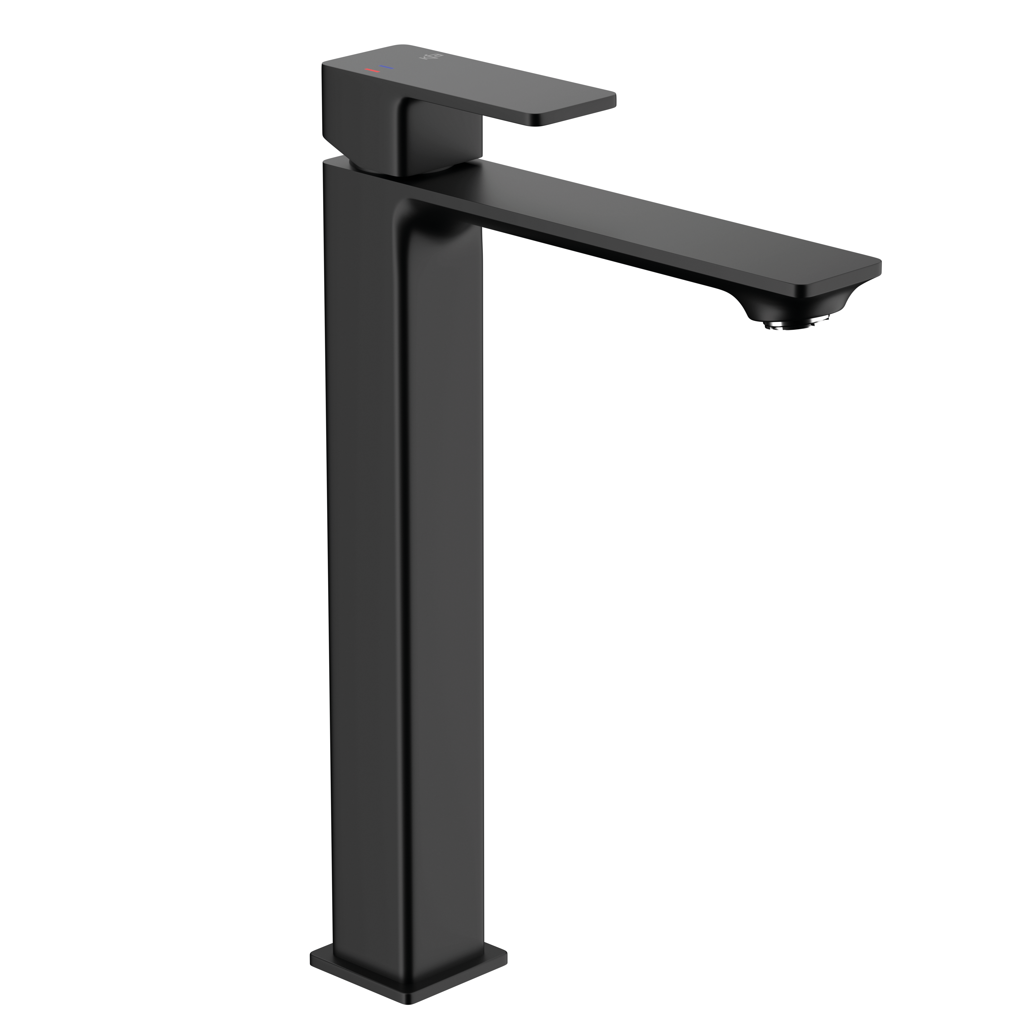 Bateria umywalkowa wysoka czarna 30.6 cm Dust KFA Armatura