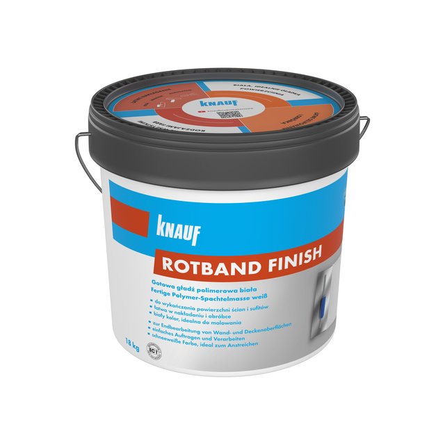 Gotowa gładź polimerowa Rotband Finish 18 kg Knauf