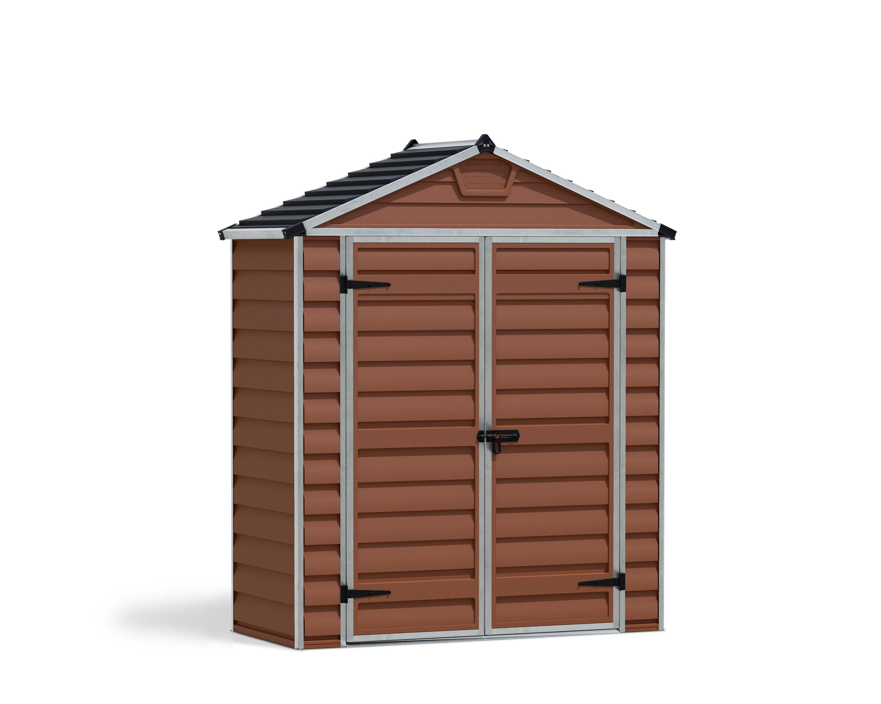 caseta de policarbonato skylight de 1854x217x902 cm y 17 m2 con 1 mm espesor y doble puerta abatible canopia by palram