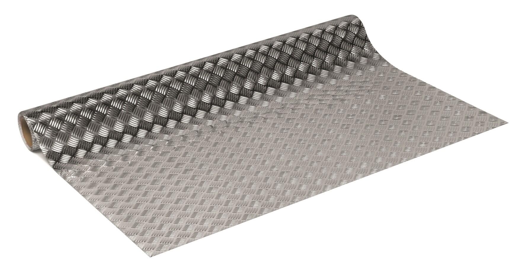 Adhésif décoratif en rouleau D-C-FIX Riffelblech, argent l.0.45 x L.1.5 m - 3