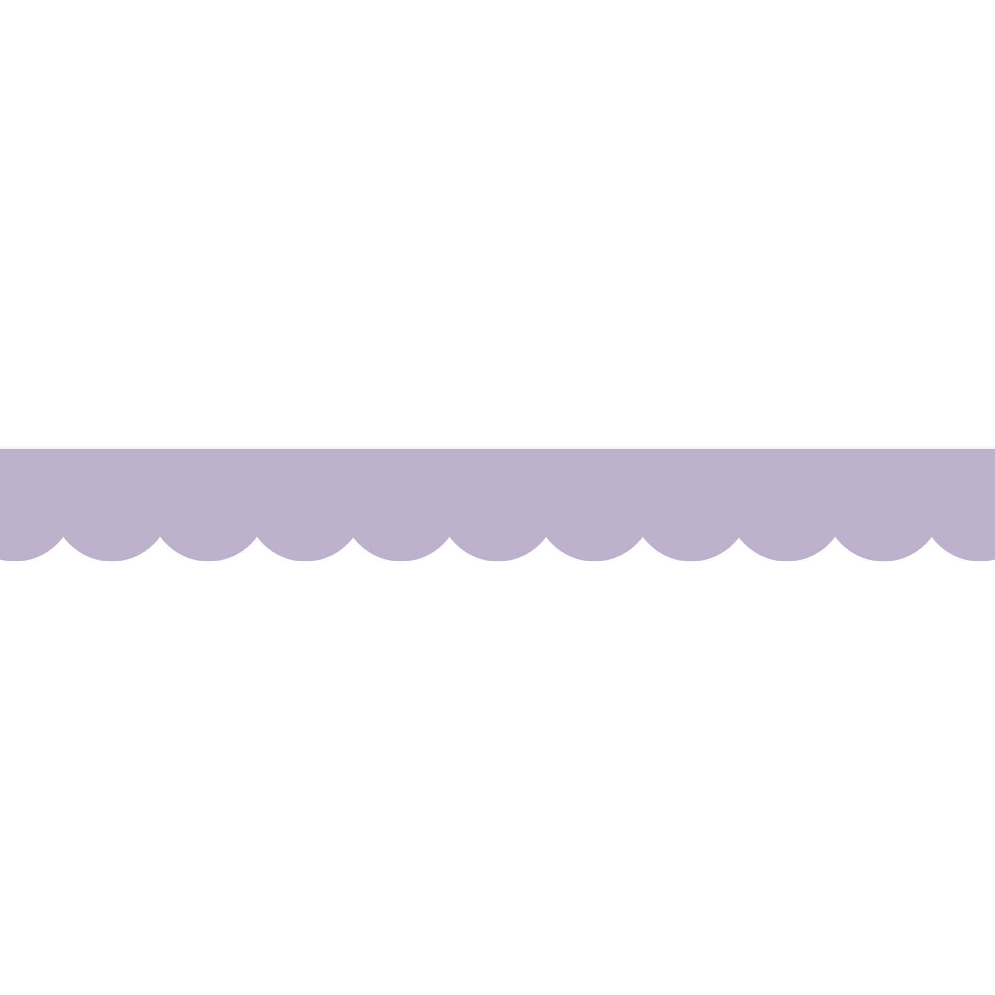 Frise adhésive feston violet 5 x 300 cm - 2