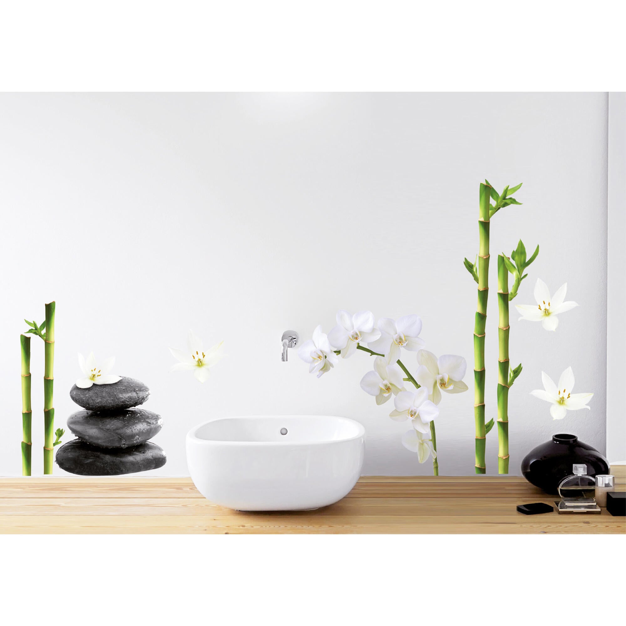 Sticker décoratif zen, multicolore x 48 cm - 2