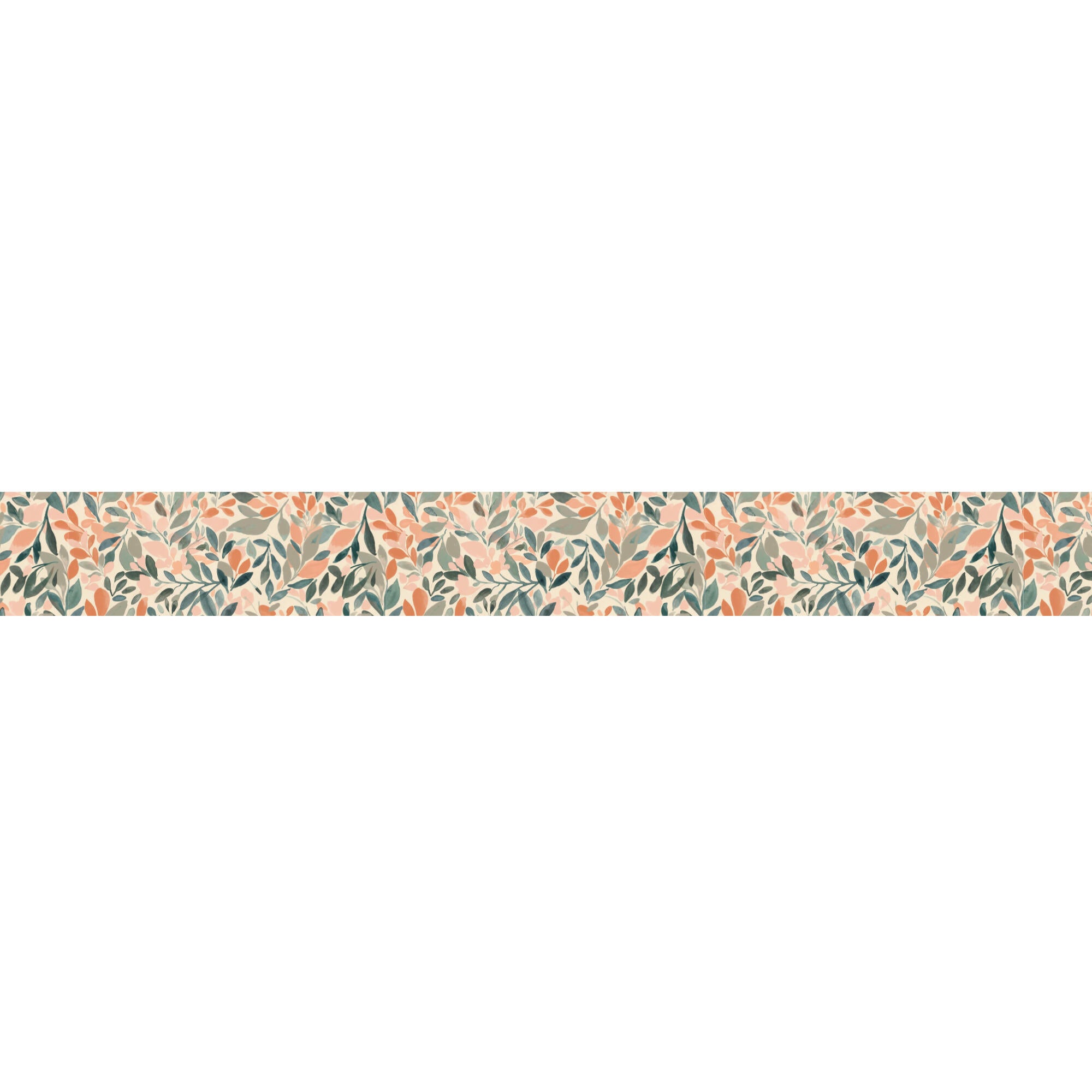 Frise adhésive feuilles printemps 9 x 300 cm - 2