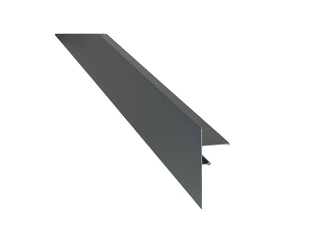 Profilé de finition clipsable, Anthracite, H. 100 mm - JOUPLAST