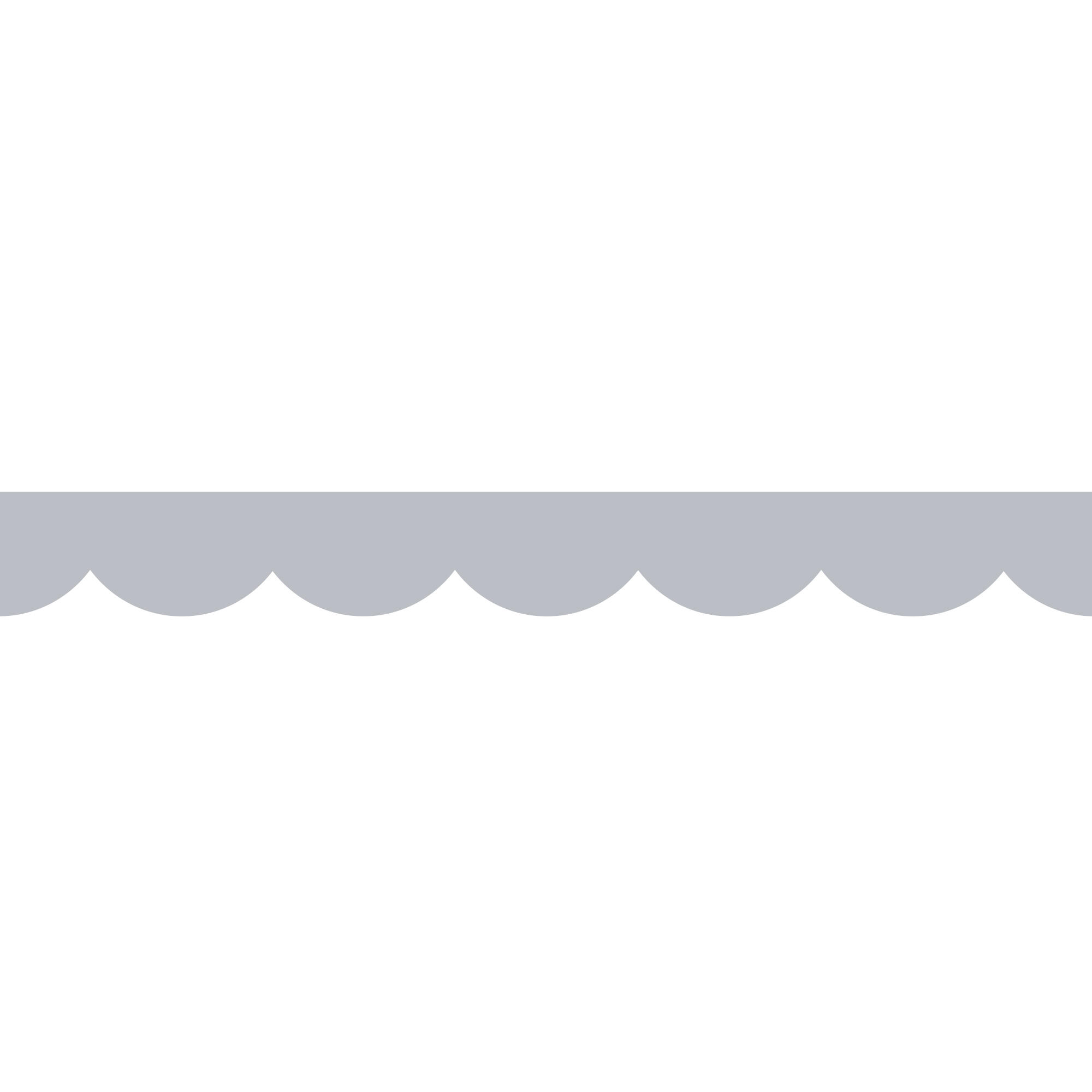 Frise adhésive feston gris 5 x 300 cm - 2