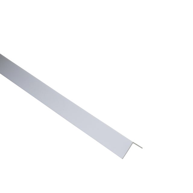 Cornière d'angle PVC 15x15 mm x L.2,6 m blanc 