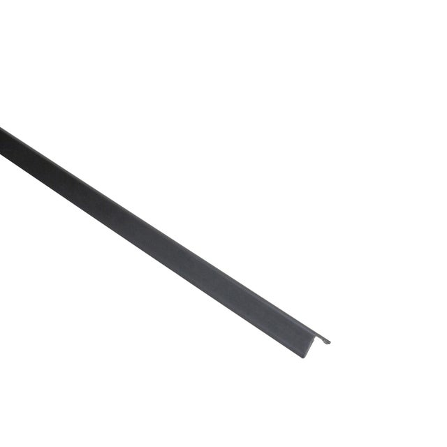 Cornière d'angle PVC 10x10 mm x L.2,6 m noir 