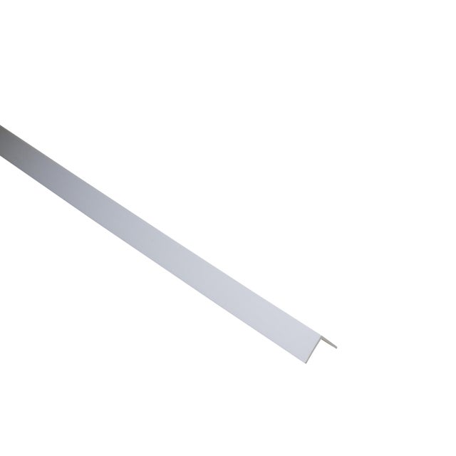 Cornière d'angle PVC 10x10 mm x L.2,6 m blanc 
