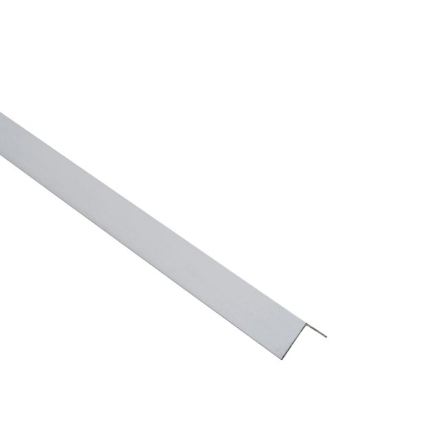 Cornière d'angle aluminium anodisé mat 15x15 mm x L.2,5 m 