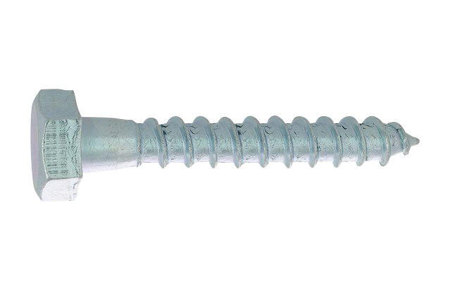 Tirefond bois acier zingué Diam. 10 x 100 mm Boîte de 50 - VISWOOD